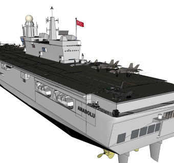 精细船只军事模型军舰 航母 潜水艇 (3)